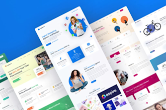 custom website UI UX and admin dashboard in figma
