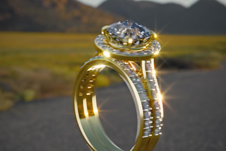 create realistic 3d jewelry visualization and animation
