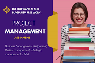 assist with project management assignment using ms project and gantt charts