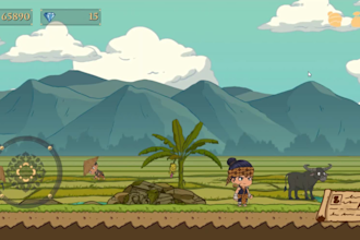 draw 2d game asset, characters, sprite for your games
