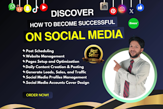be your social media manager and digital marketing specialist