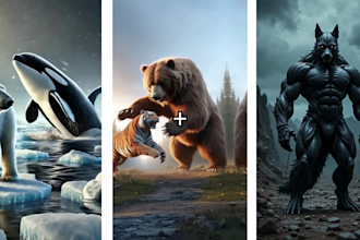 ai animal fusion ai hybrid animal fusion animation ai fusion videos tiktok reels