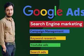 set up and monitor your google ads and youtube ad campaigns