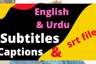 add english subtitles or captions in urdu or hindi videos