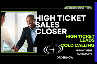 be your salesperson sales closer sales agent sales representative lead outreach