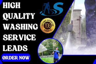 generate pressure washing pressure cleaning power washing cleaning service leads