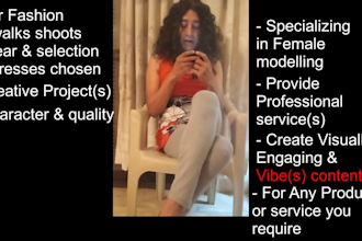 female model video create