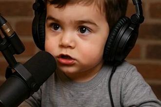 ai baby podcast ai new baby video funny baby podcast ai video reels