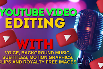 edit your youtube shorts video,subtitles, video transaction