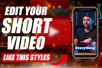 edit tiktok,reels and shorts with captions,music and graphic