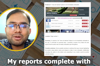 do UI UX audit and website review for your app or site