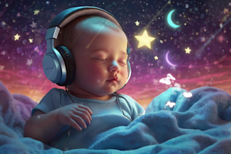 create 25 lullabies music for baby , bedtime music for kids