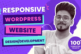 Best Deals!  create a responsive wordpress website design