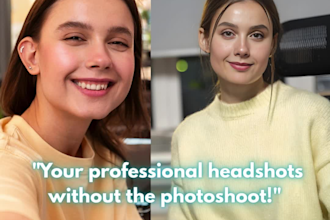 design studio quality ai headshots for linkedin in 12 hours