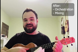 create a full song from singing video