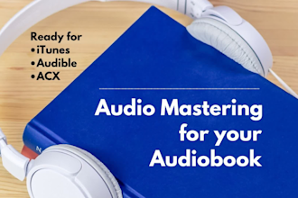edit and master your audiobook for acx