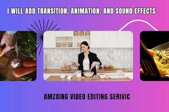 create cooking video recipe  and food recipe for youtube, instagram