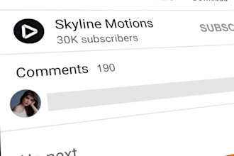 create subscribe animation mobile version