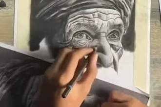 change your photo into black and white portrait