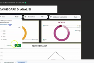create, optimize and fix excel and google sheet dashboards and tables