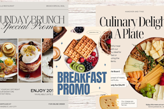 create an product advertisement and brand posters for social media