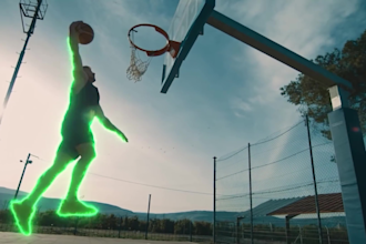 modify your video in glow effect and motion graphics