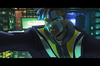 do 2d cartoon music video animation, 2d animated music video, anime animation
