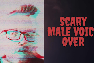 record a scary male voice