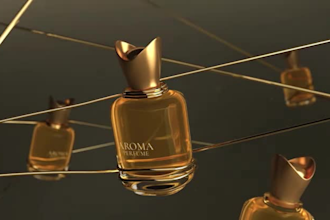 do 3d perfume animation, fragrance animation, perfume bottle, perfume video ads