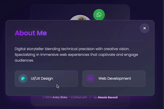 create a stunning animated link in bio landing page