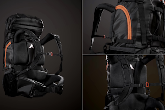 do 3d cgi bag animation, 3d backpack model, 3d bag product design, 3d rendering