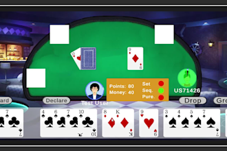 develop teen patti and rummy type card games