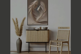 create modern and customize ai wall art design