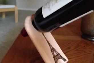 make a personal Wine bottle holder that will be one of a kind, personalized gift