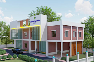 create a photorealistic 3d rendering and walkthrough