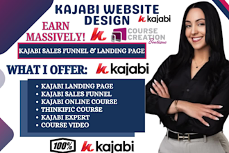 develop kajabi website design kajabi landing page kajabi expert kajabi course