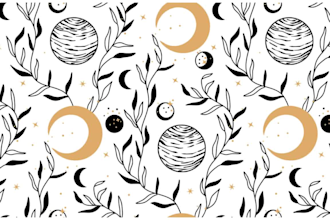 seamless pattern design textile prints monogram fabric floral pattern design