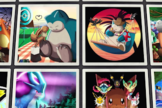 create awesome pokemon art
