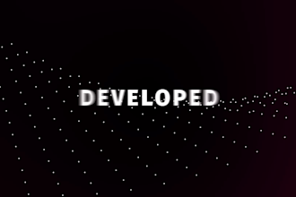 be your front end web developer using HTML, CSS, javascript, react