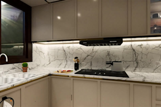 create and rendering 3d interior realistic with cheap price