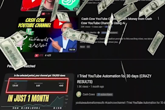 create youtube cash cow channel and cash cow videos