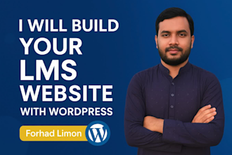 build your lms website with wordpress