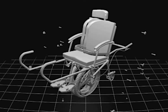 home healthcare 3d product animation video, home healthcare product 3d modeling