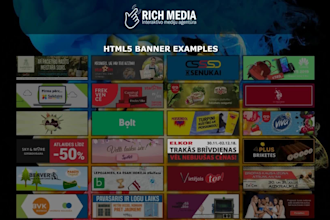 create custom animated HTML5 banner ads that deliver results