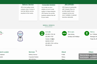 courier website logistics website towing website transportation truck website