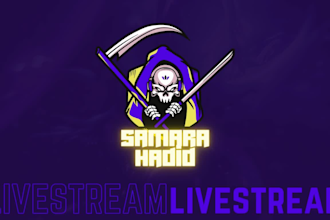create animated twitch stream overlay, twitch logo, panels, screens, alerts