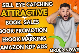 promote your ebook to50m eager readers with targeted amazon KDP ad and marketing