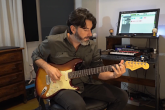 high quality electric guitar recording