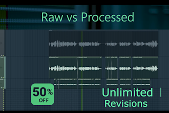 tune with melodyne, mix, and process to sit in the mix