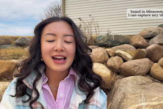 create professional female spokesperson videos for your instagram